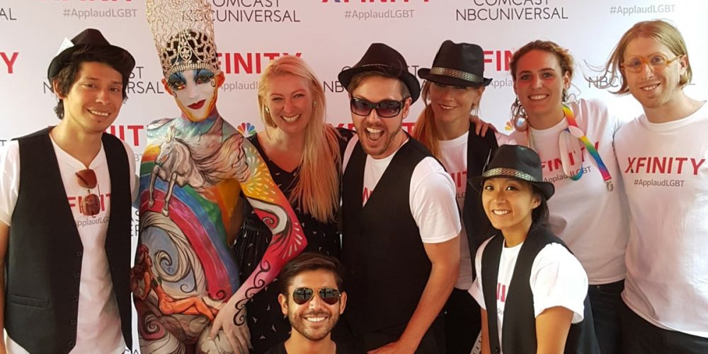 Xfinity LGBT Pride Experiential Activation Marketing Mobile Tour, Social Promotional Marketing Agency