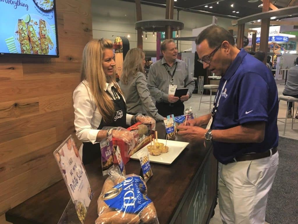 Fmcg Product Sampling Marketing Activation at a Tradeshow in Las Vegas