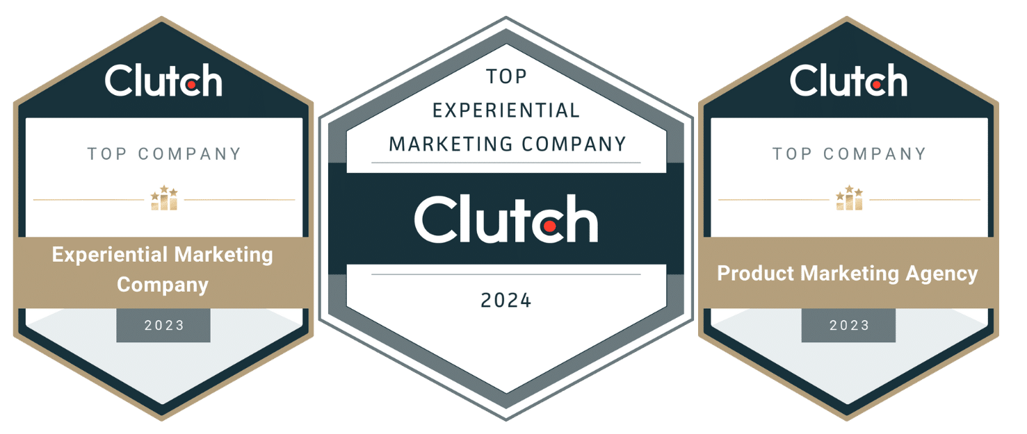 Top Experiential Marketing Company & Top Product Marketing Agency Awards
